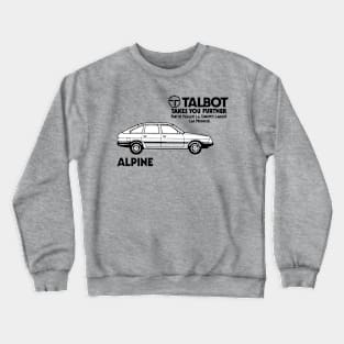 TALBOT ALPINE - advert Crewneck Sweatshirt